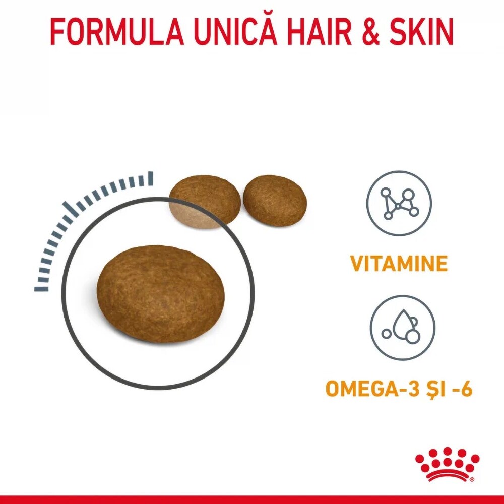 Hrana uscata pentru pisici ROYAL CANIN FCN Hair Skin Care, Adult, Pasare, 2 kg