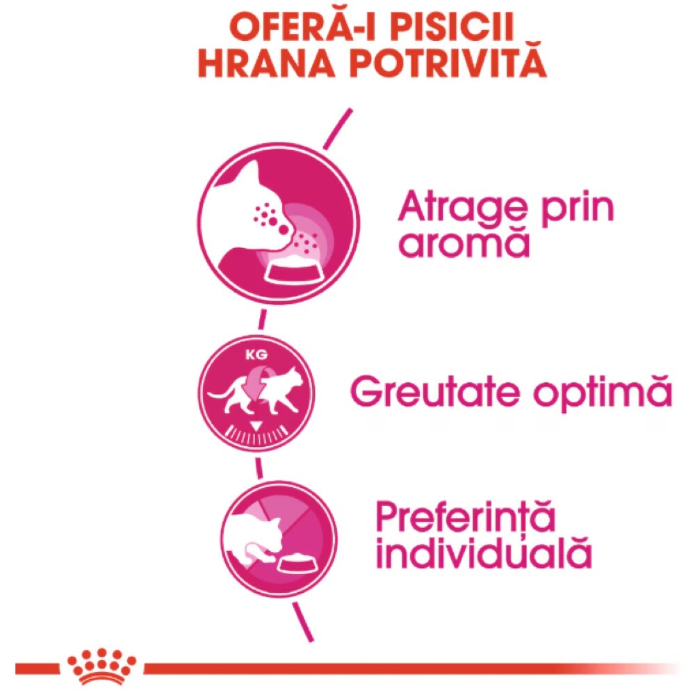 Hrana uscata pentru pisici ROYAL CANIN FHN Exigent Aroma, Adult, Mix, 2 kg