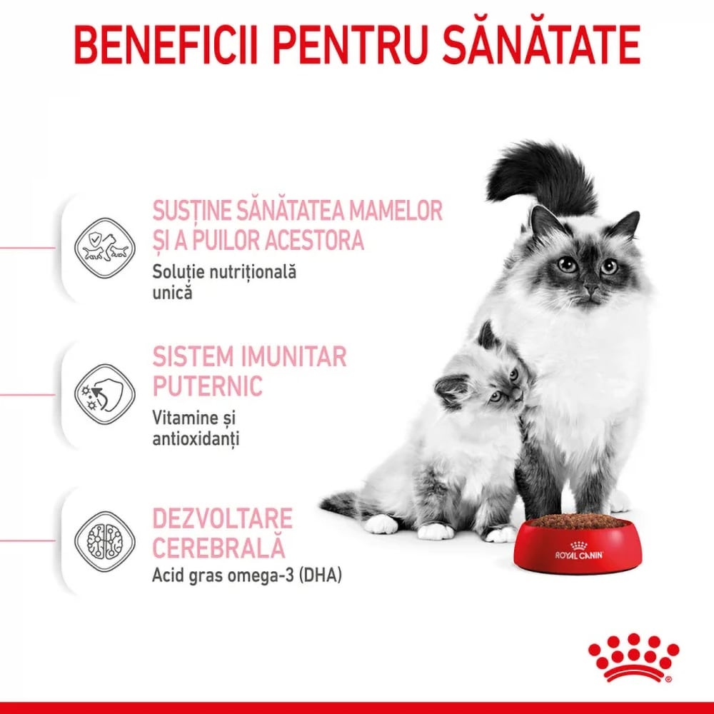 Hrana uscata pentru pisici ROYAL CANIN FHN Mother & Babycat, Adult, Pasare, 2 kg