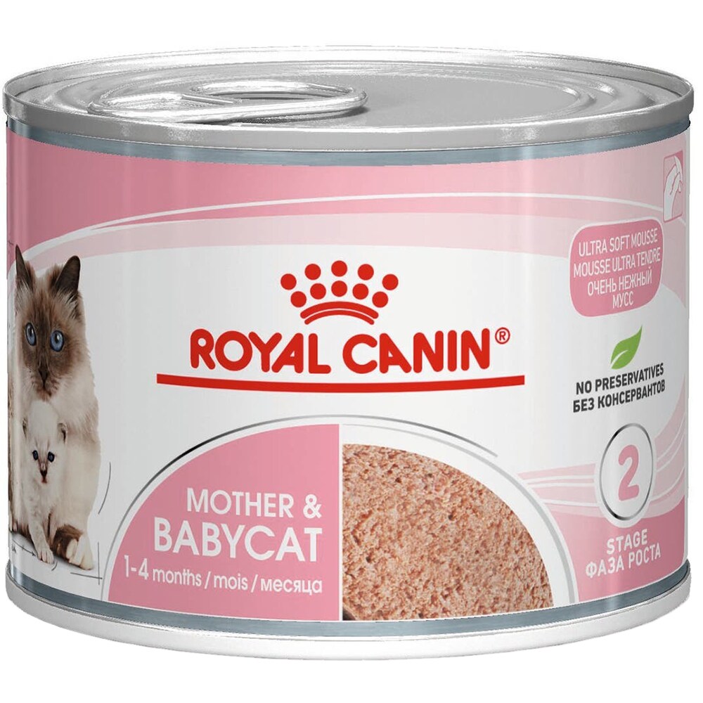 Hrana umeda pentru pisici ROYAL CANIN FHN Mother & Baby Pate, Junior, Mix, 12 x 195g
