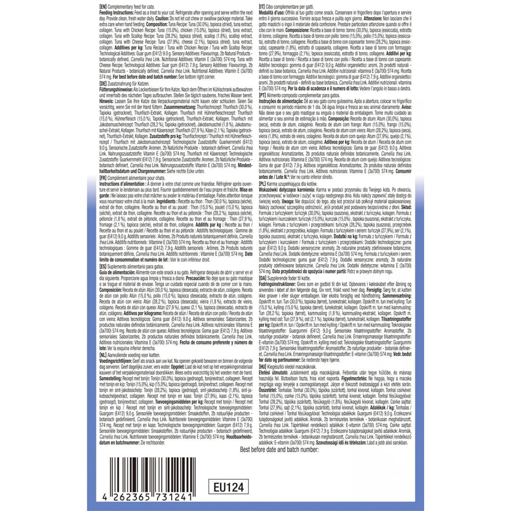 Recompense pentru pisici INABA Churu, Ton, 20 x 14g