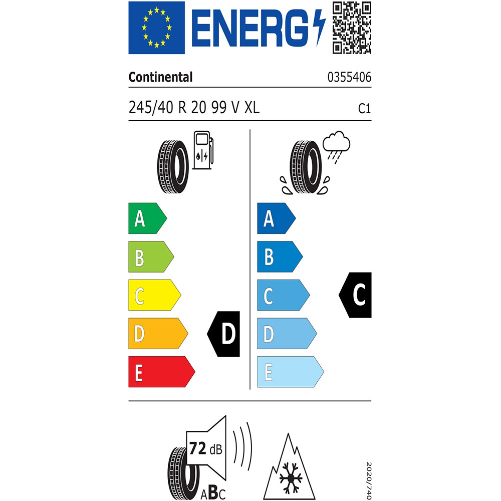 Anvelopa iarna CONTINENTAL WinterContact TS 860 S 245/40R20 99V