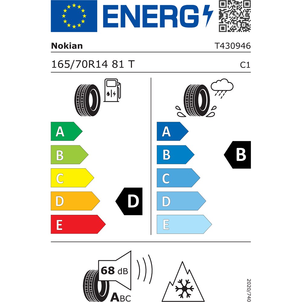 Anvelopa iarna NOKIAN WR D4 165/70R14 81T