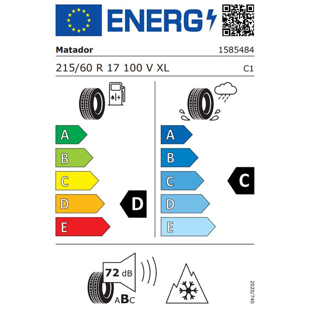 Anvelopa iarna MATADOR Nordicca MP93 215/60R17 100V XL