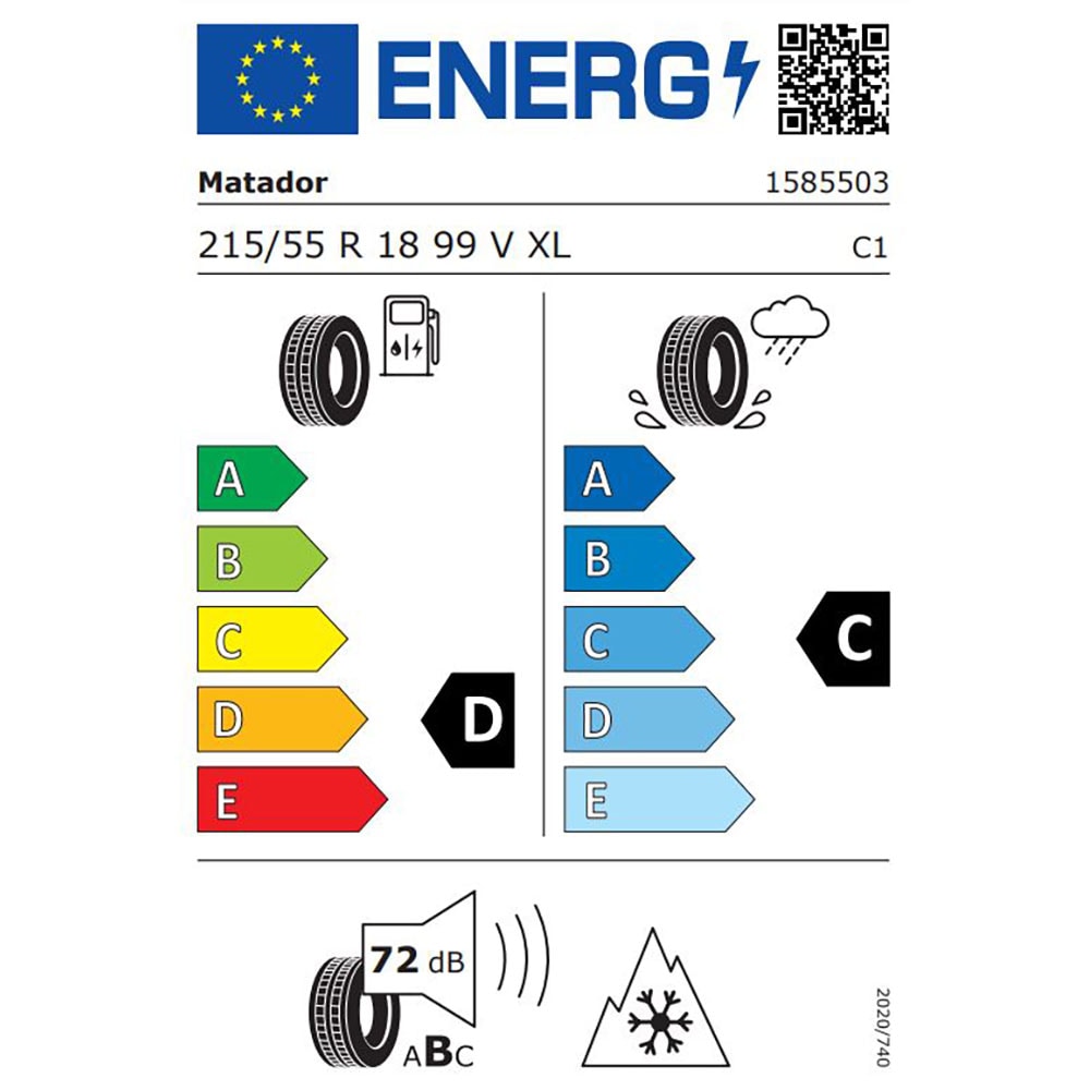Anvelopa iarna MATADOR Nordicca MP93 215/55R18 99V XL 