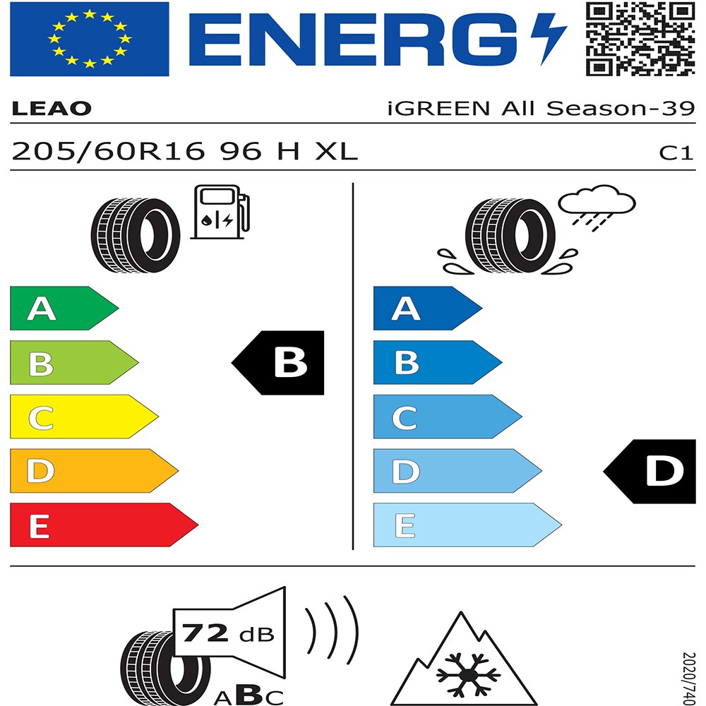 Anvelopa all season LEAO IGreen 205/60R16 96H