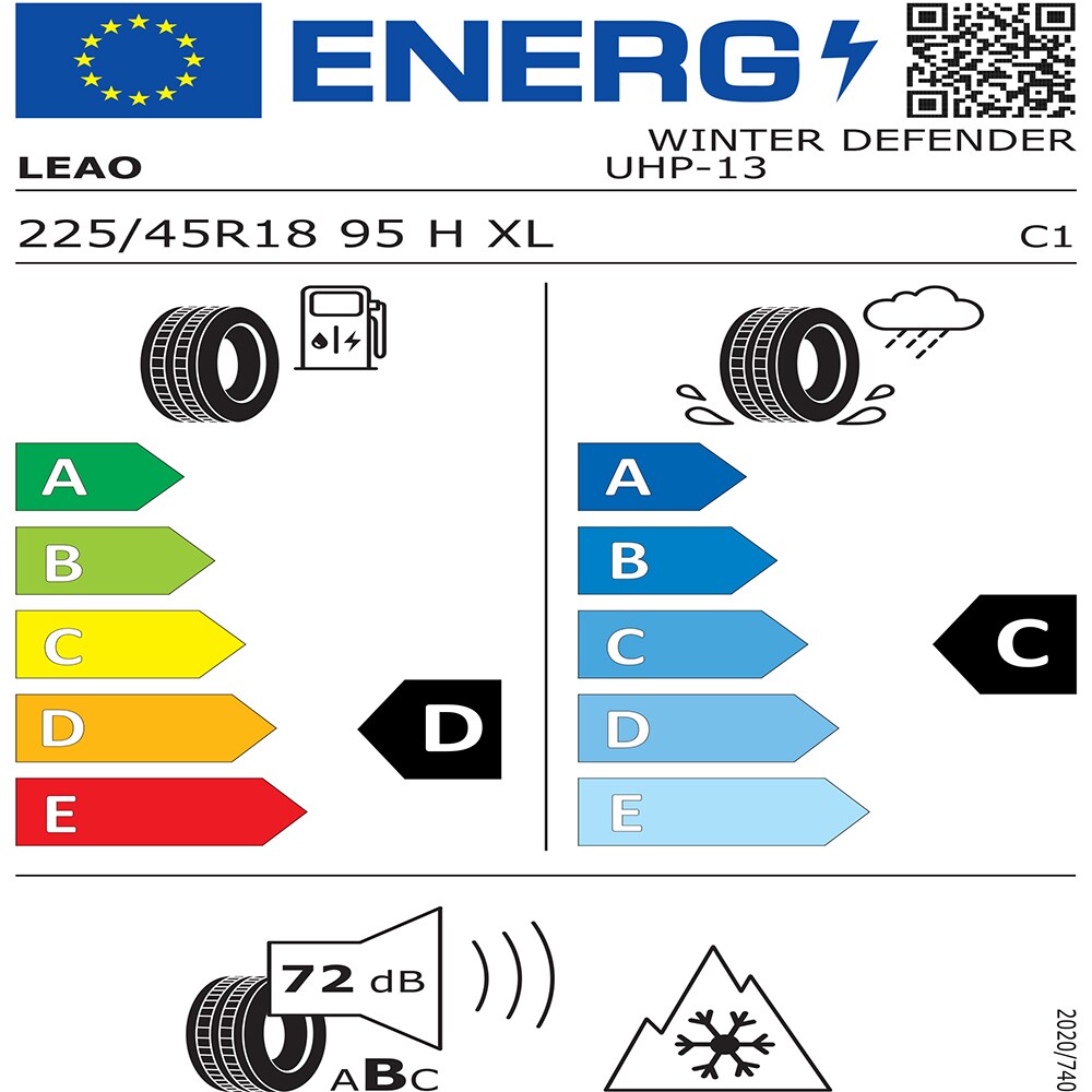 Anvelopa iarna LEAO Winter Defender UHP 225/45R18 95H