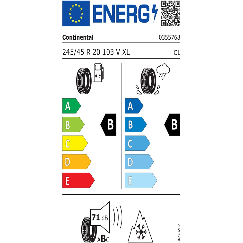 Anvelopa iarna CONTINENTAL WinterContact TS 870 P 245/45R20 103V