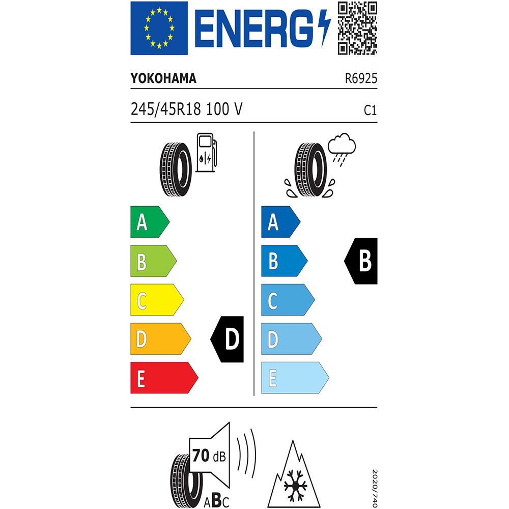 Anvelopa iarna YOKOHAMA BluEarth*Winter V906 245/45R18 100V