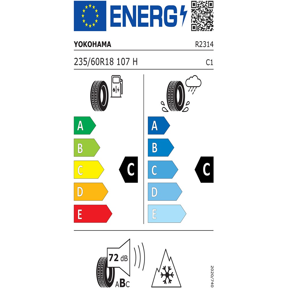 Anvelopa iarna YOKOHAMA BluEarth*Winter V905 235/60R18 107H