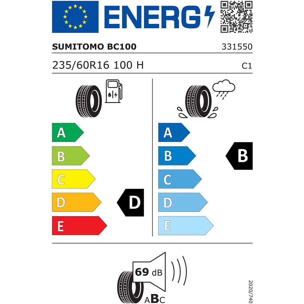 Anvelopa vara SUMITOMO BC100 235/60R16 100H