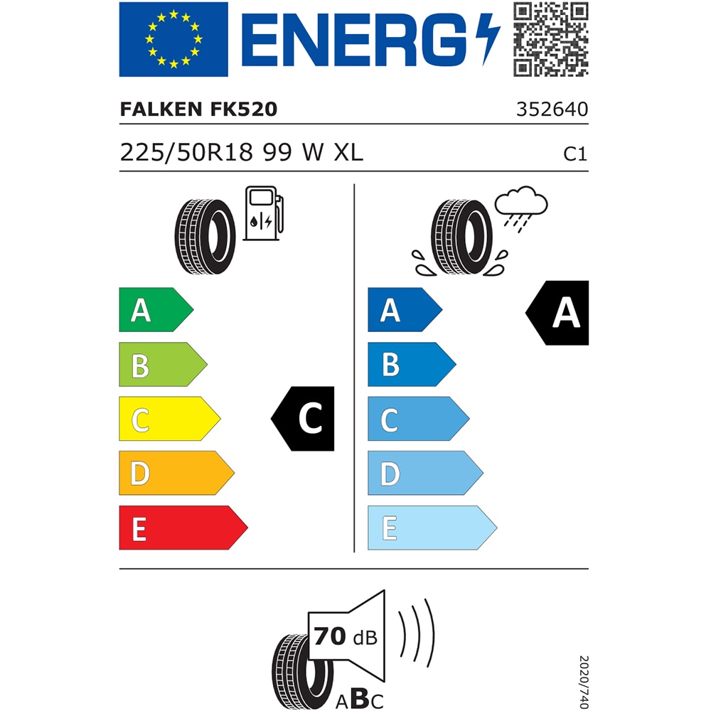Anvelopa vara FALKEN Azenis FK520 225/50R18 99W XL