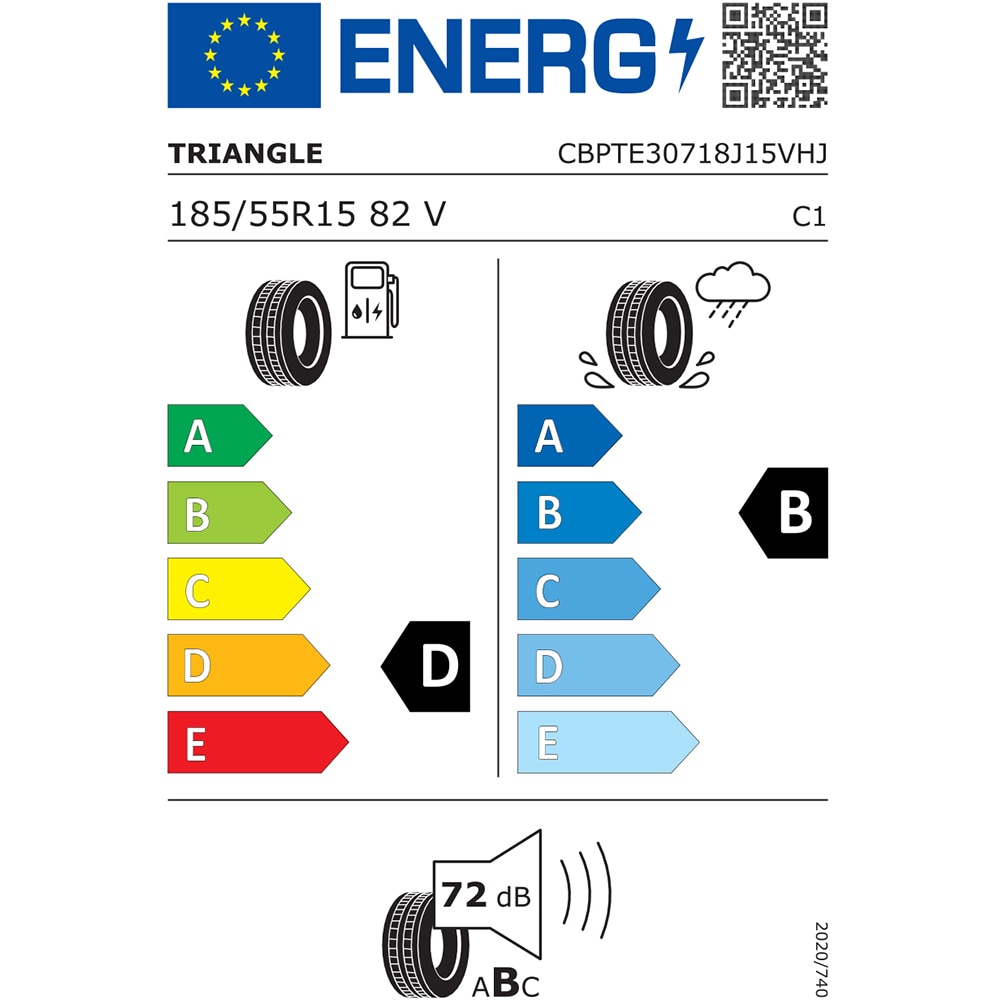 Anvelopa vara TRIANGLE ReliaXTouring TE307 185/55R15 82V
