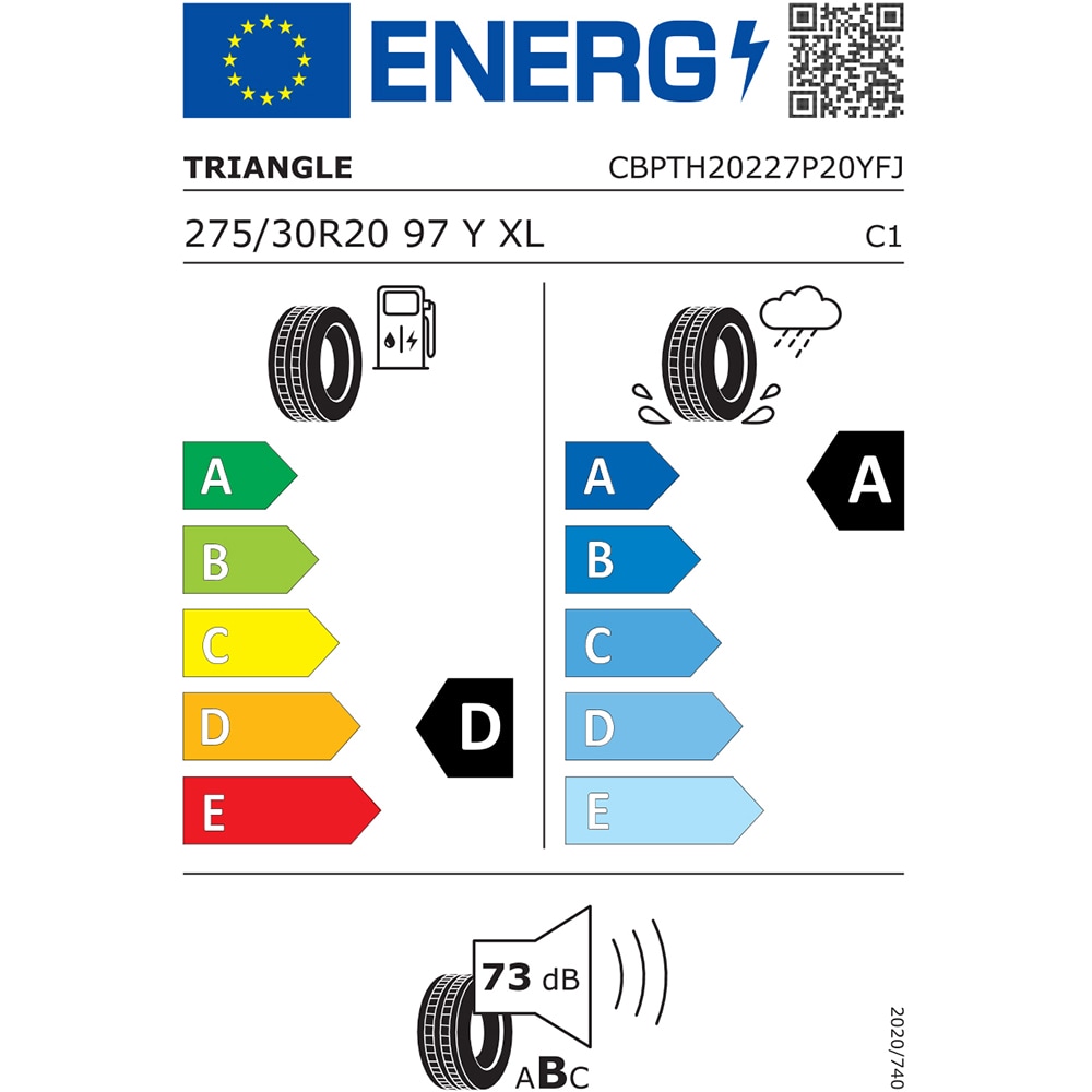 Anvelopa vara TRIANGLE EffeXSport TH202 275/30R20 97Y