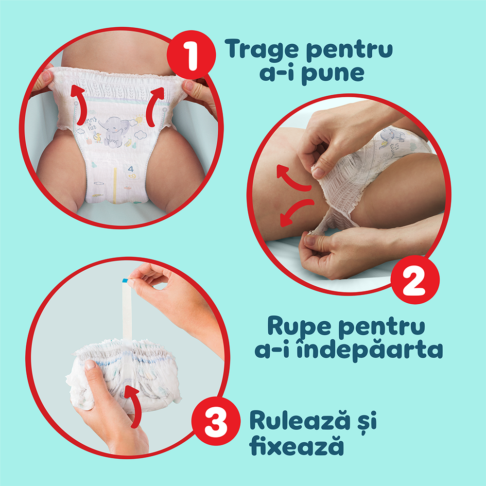 Scutece chilotel PAMPERS Premium Care Pants XXL Box nr 6, Unisex, 15 kg+, 93 buc