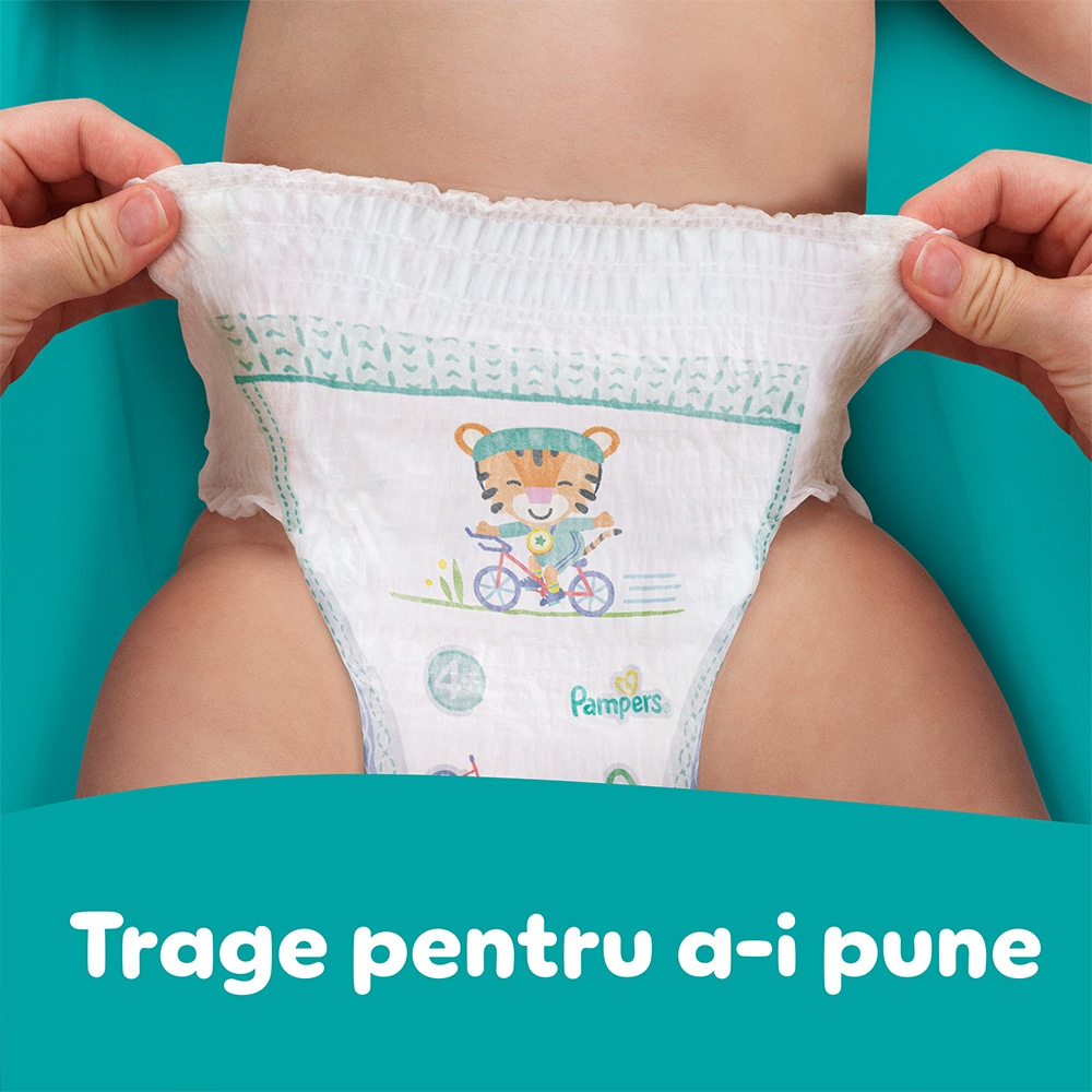 Scutece chilotel PAMPERS Pants Jumbo Pack nr 8, Unisex, 17 kg+, 32 buc