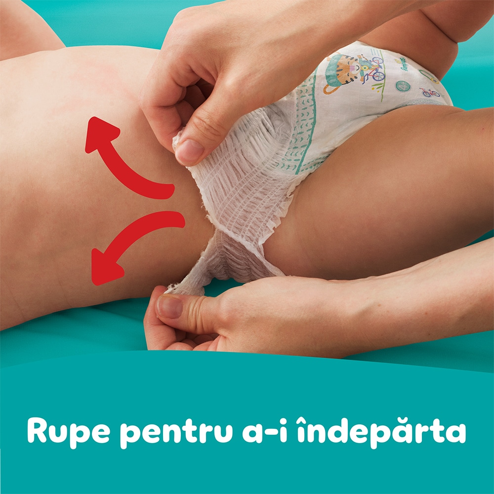 Scutece chilotel PAMPERS Pants Jumbo Pack nr 8, Unisex, 17 kg+, 32 buc