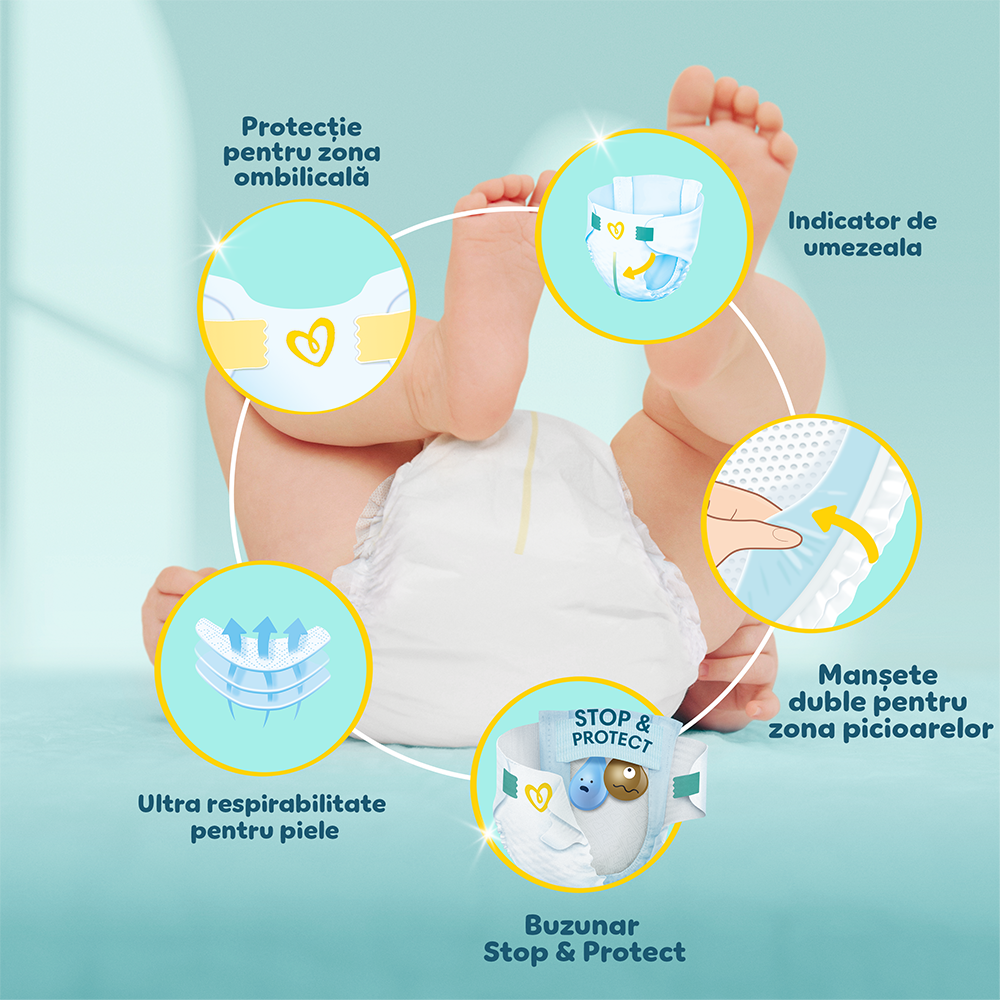 Scutece PAMPERS Premium Care XXL Box nr 5, Unisex, 11-16 kg, 148 buc