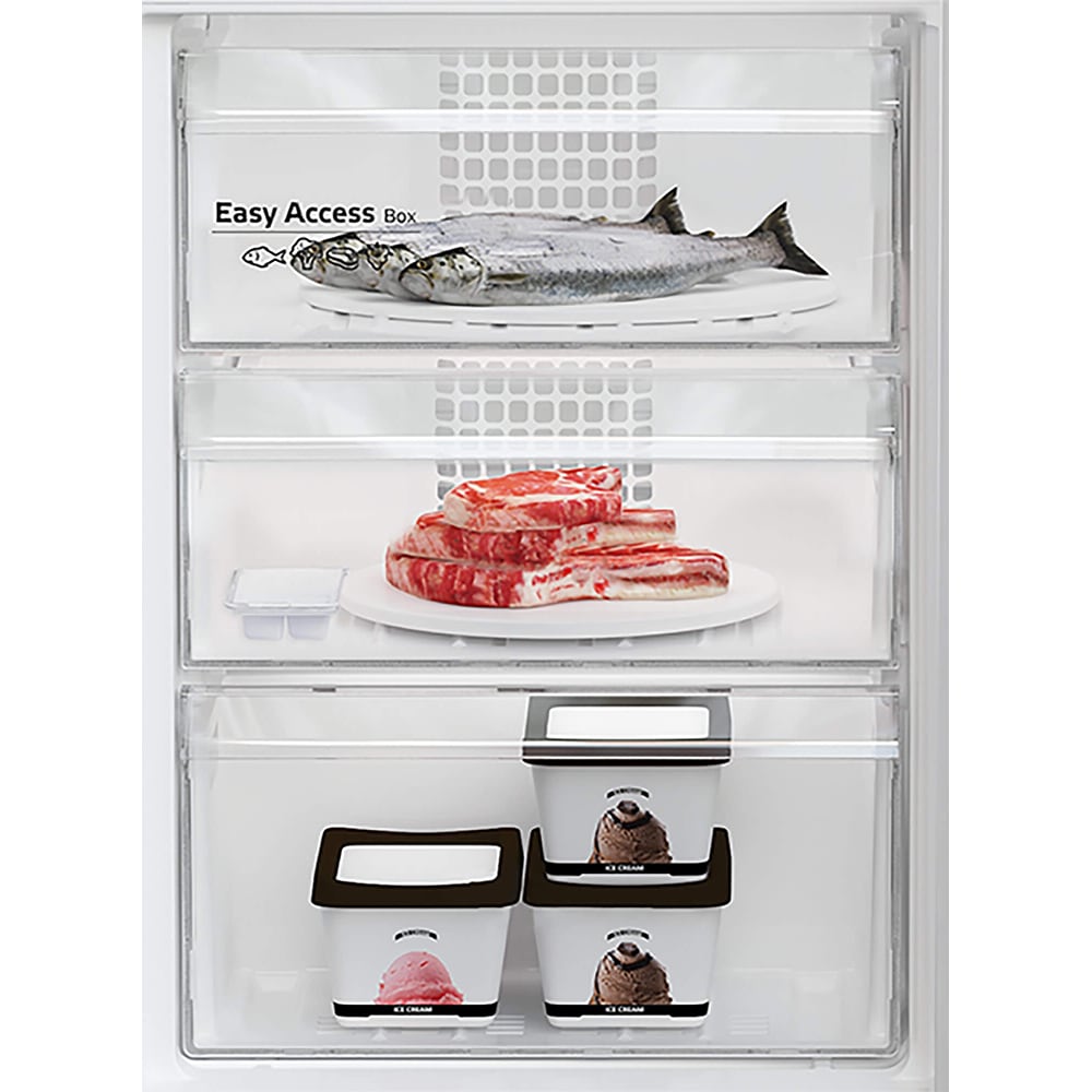 Combina frigorifica ARCTIC AK60406M40W, 386 l, H 202.5 cm, Clasa E, alb