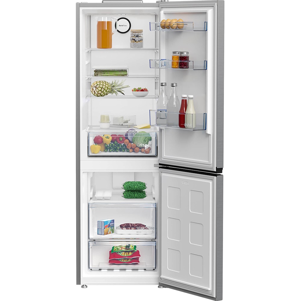 Combina frigorifica BEKO B1RCNA364XB, No Frost, 316 l, H 186.5 cm, Clasa E, argintiu