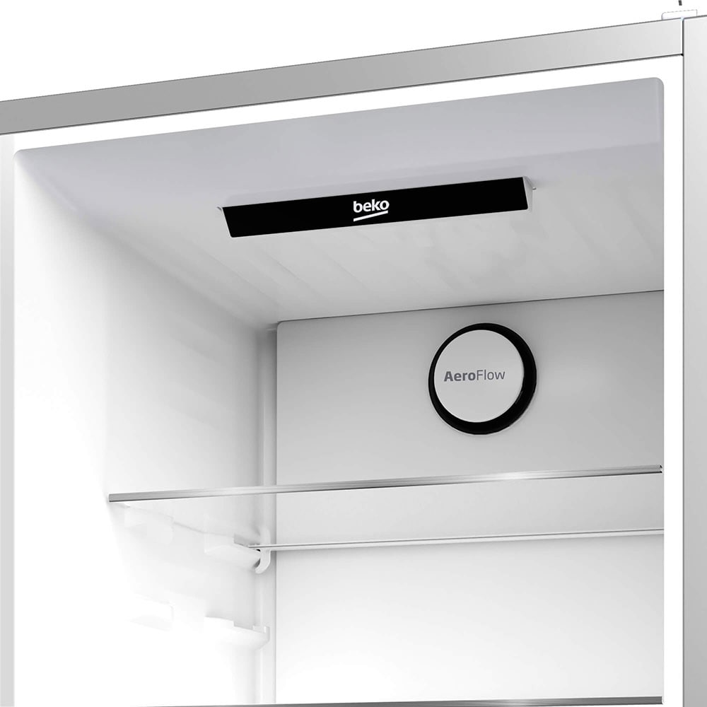 Combina frigorifica BEKO B3RCNA364HXB1, No Frost, 316 l, H 186.5 cm, Clasa E, argintiu