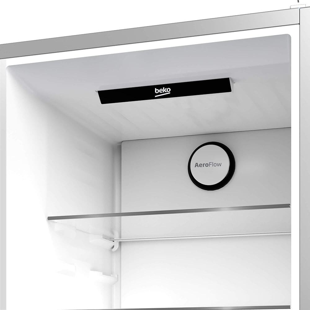 Combina frigorifica BEKO B3RCNA404HXBR1, No Frost, 355 l, H 203.5 cm, Clasa E, dark inox