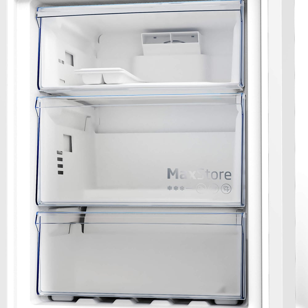 Combina frigorifica BEKO B5RCNA365HDXB, No Frost, 316 l, H 186.5 cm, Clasa D, Dozator apa, inox