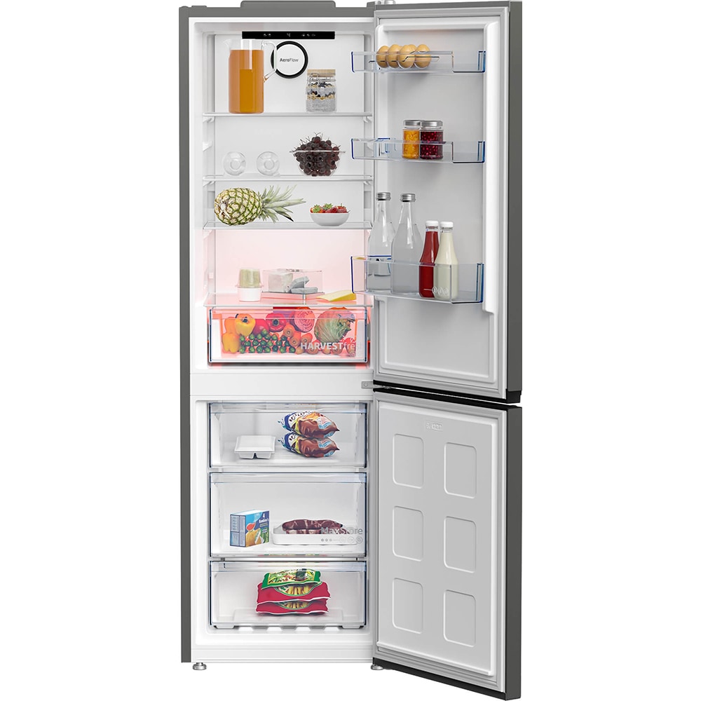 Combina frigorifica BEKO B5RCNA365HG, No Frost, 316 l, H 186.5 cm, Clasa D, gri