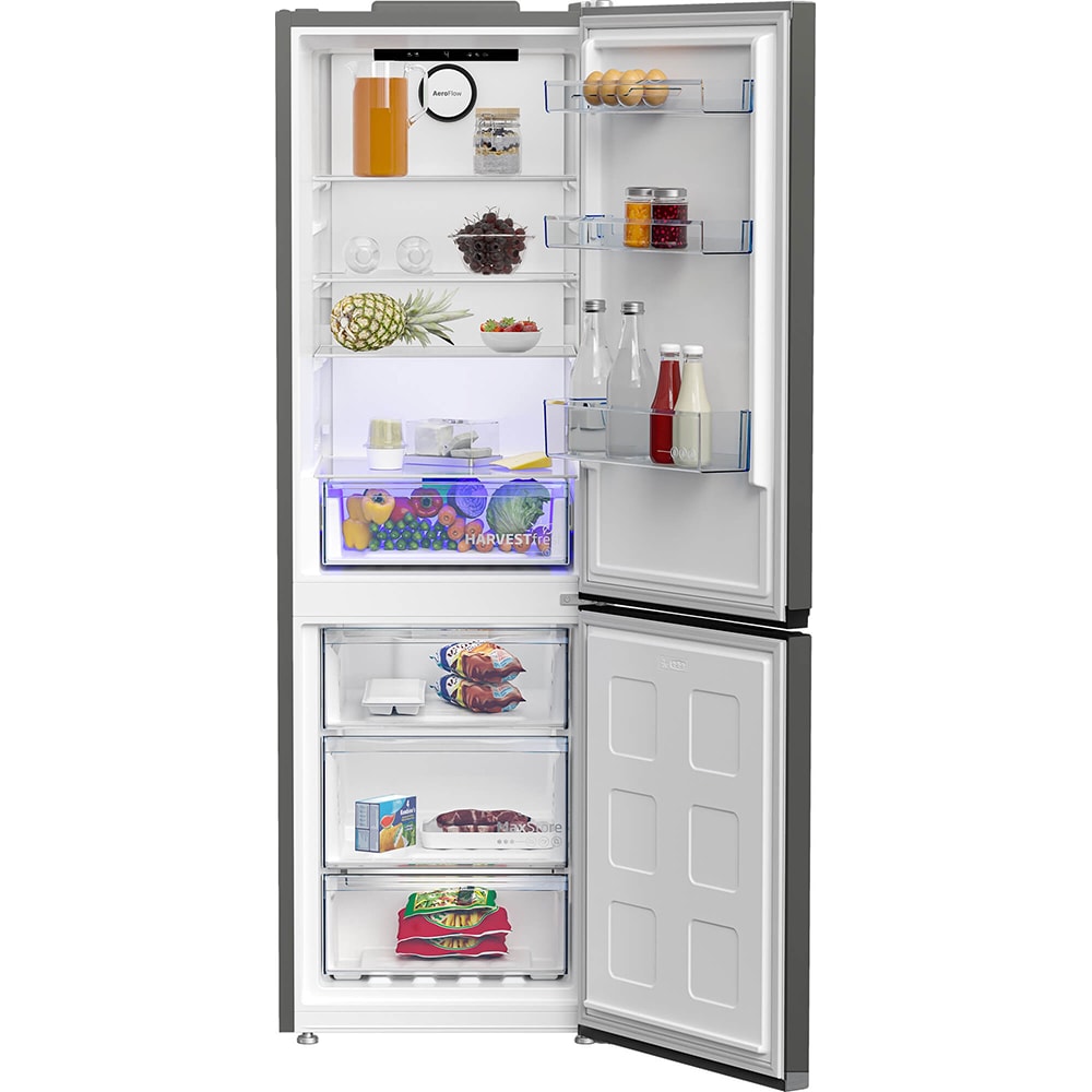 Combina frigorifica BEKO B5RCNA365HG, No Frost, 316 l, H 186.5 cm, Clasa D, gri