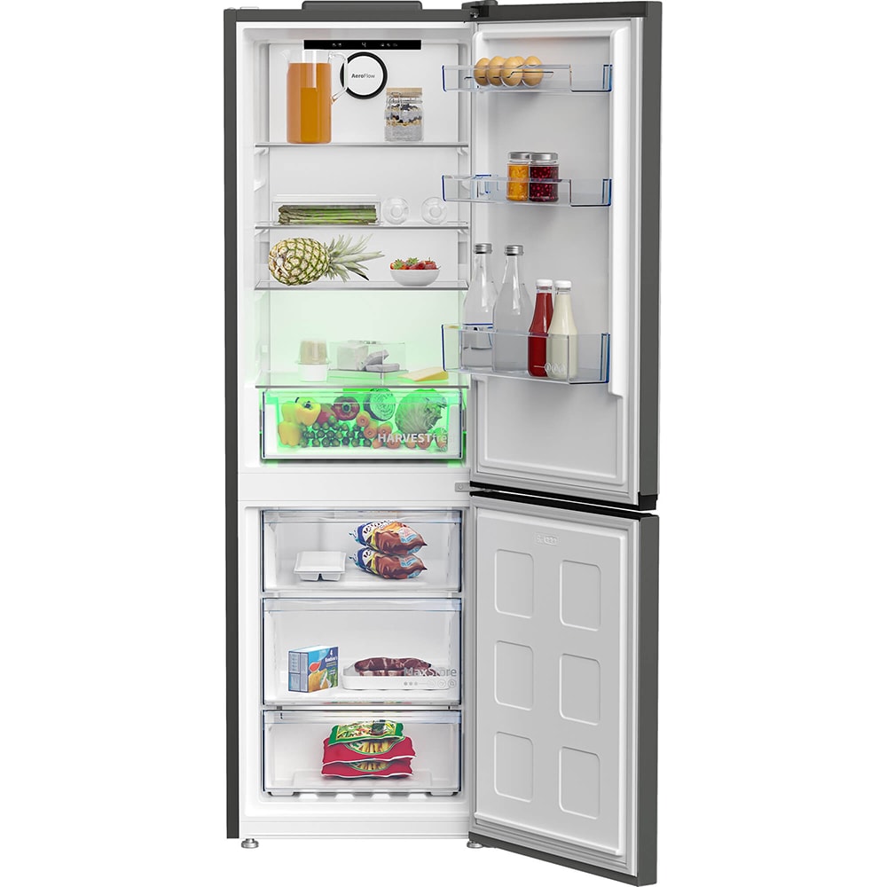 Combina frigorifica BEKO B5RCNA366HG, No Frost, 316 l, H 186.5 cm, Clasa C, gri