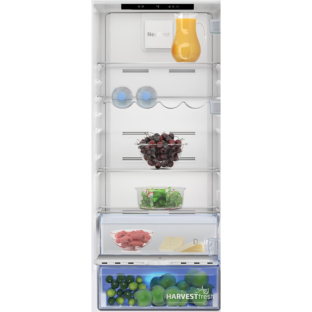 Combina frigorifica incorporabila BEKO BCNA306E5SN, No Frost, 284 l, H 193.5 cm, Clasa D
