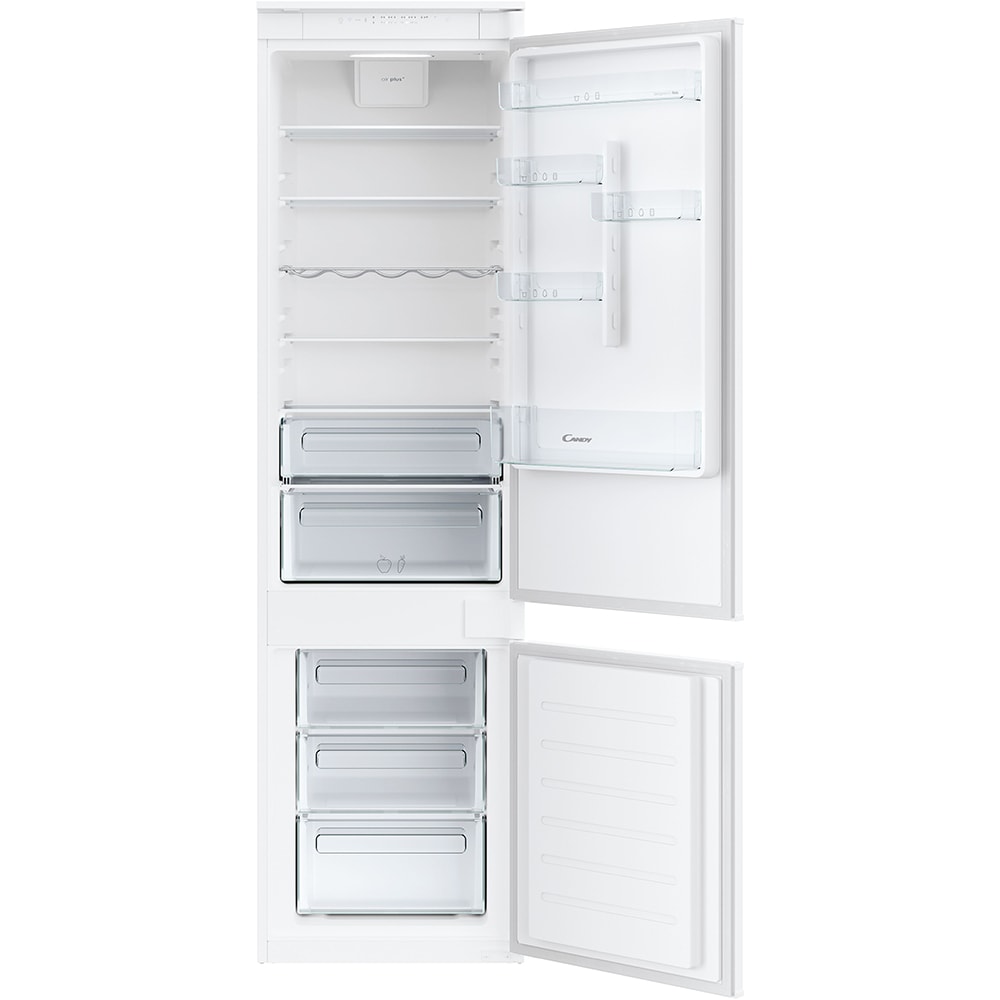 Combina frigorifica incorporabila CANDY CBL5519EVW, Low Frost, 294 l, H 193.5 cm, Clasa E, Wi-Fi