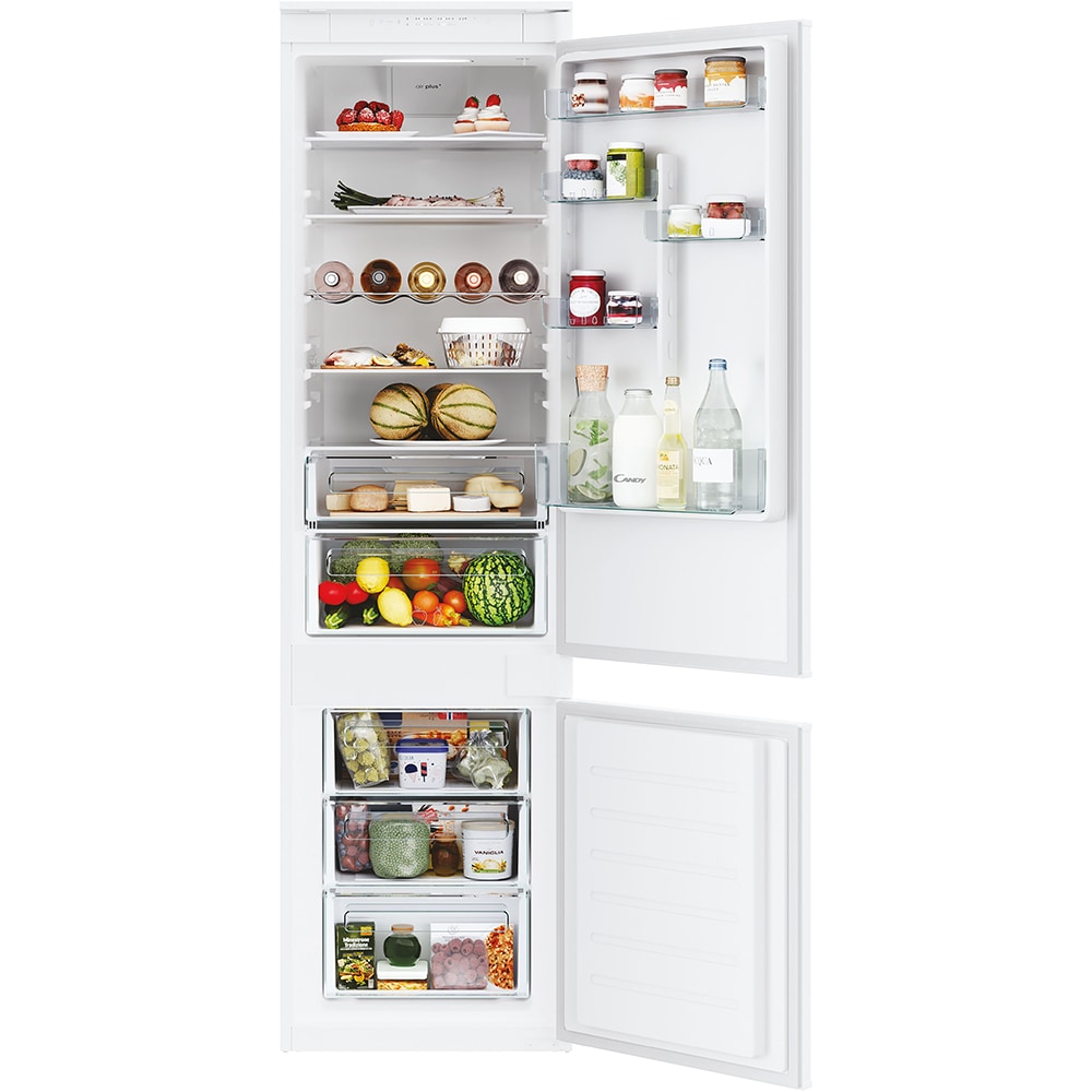 Combina frigorifica incorporabila CANDY CBL5519EVW, Low Frost, 294 l, H 193.5 cm, Clasa E, Wi-Fi