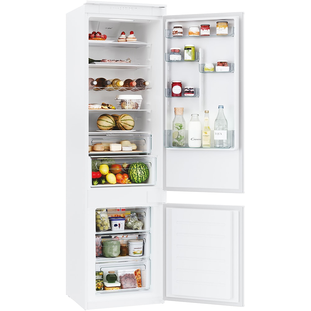Combina frigorifica incorporabila CANDY CBL5519EVW, Low Frost, 294 l, H 193.5 cm, Clasa E, Wi-Fi