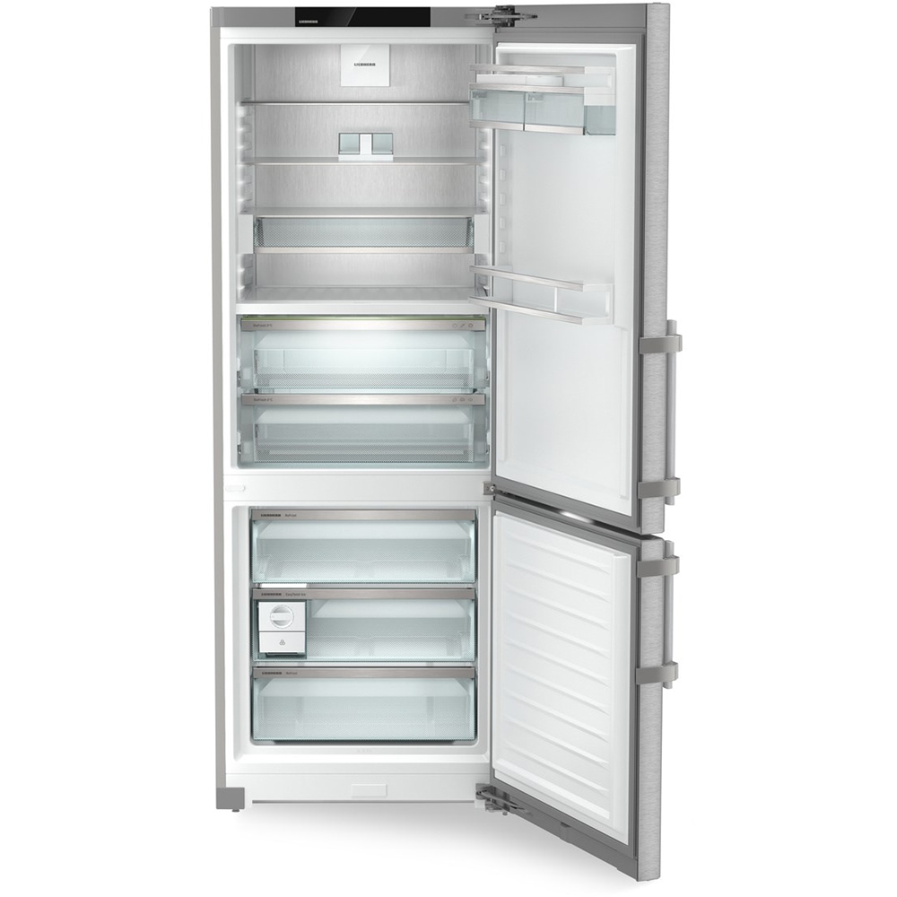 Combina frigorifica LIEBHERR CBNsdb 775i Prime, Duo Cooling, 474 l, H 201.5 cm, Clasa B, argintiu