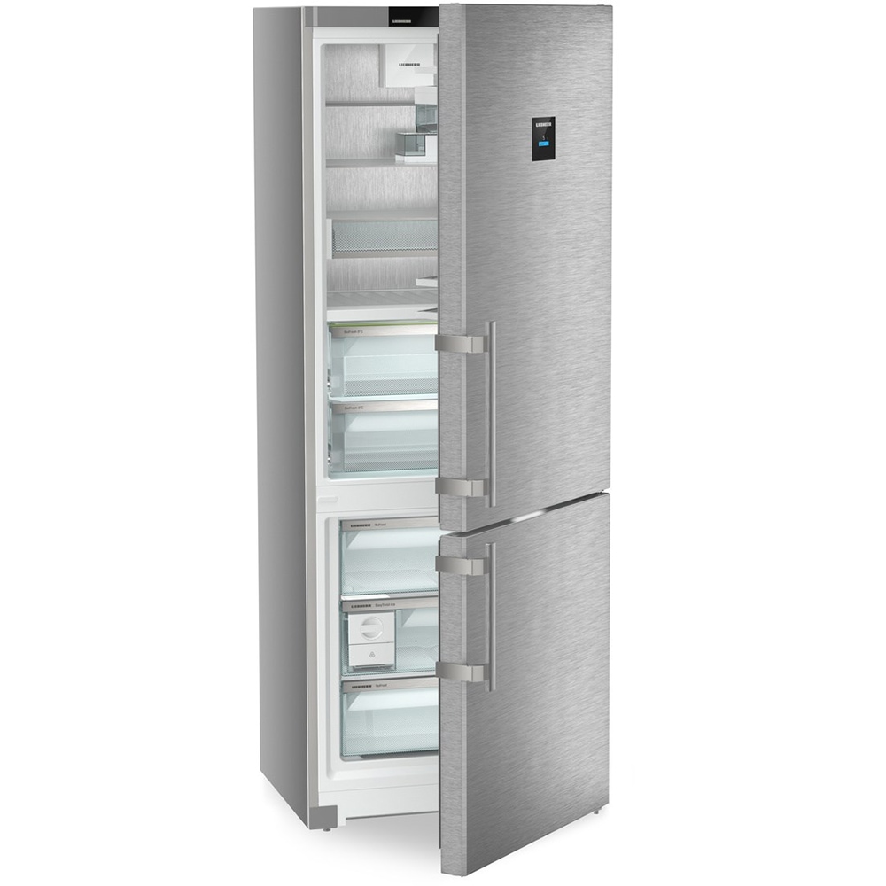 Combina frigorifica LIEBHERR CBNsdb 775i Prime, Duo Cooling, 474 l, H 201.5 cm, Clasa B, argintiu