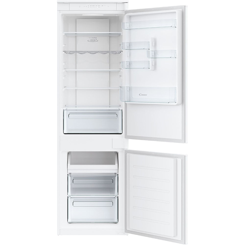 Combina frigorifica incorporabila CANDY CBT3518EW, No Frost, 248 l, H 177 cm, Clasa E, Wi-Fi