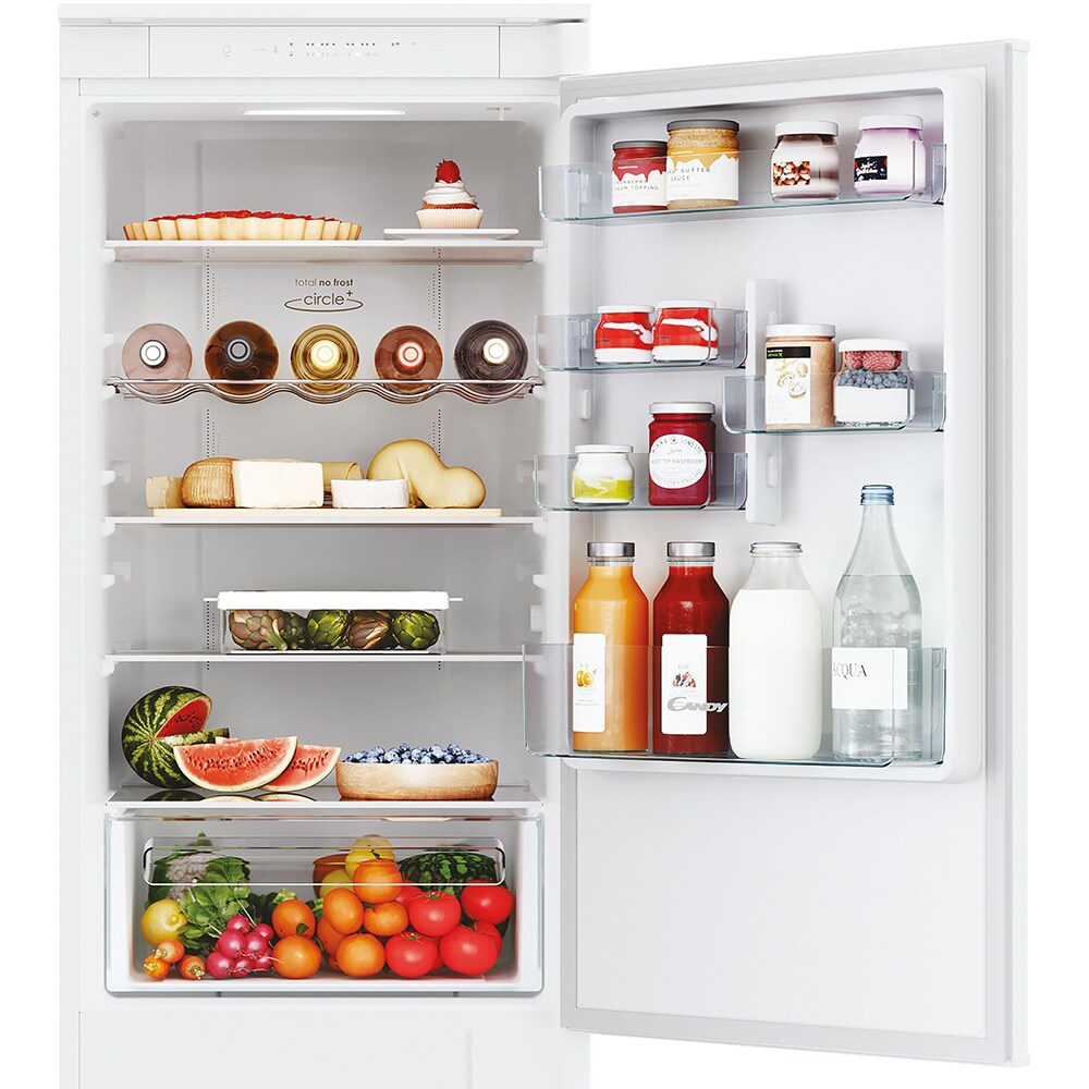 Combina frigorifica incorporabila CANDY CBT3518EW, No Frost, 248 l, H 177 cm, Clasa E, Wi-Fi