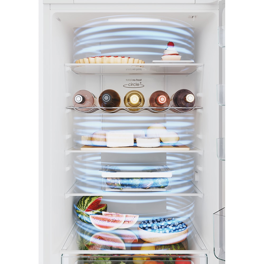 Combina frigorifica incorporabila CANDY CBT3518EW, No Frost, 248 l, H 177 cm, Clasa E, Wi-Fi