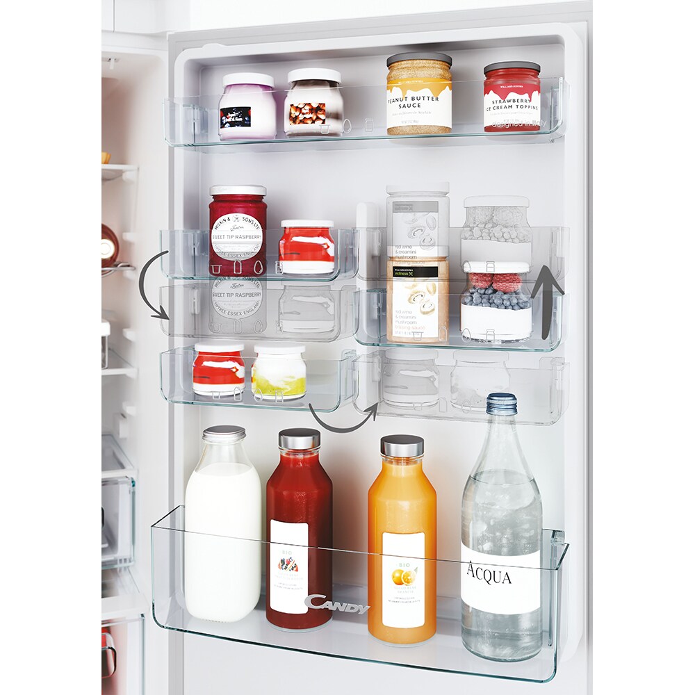 Combina frigorifica incorporabila CANDY CBT3518EW, No Frost, 248 l, H 177 cm, Clasa E, Wi-Fi