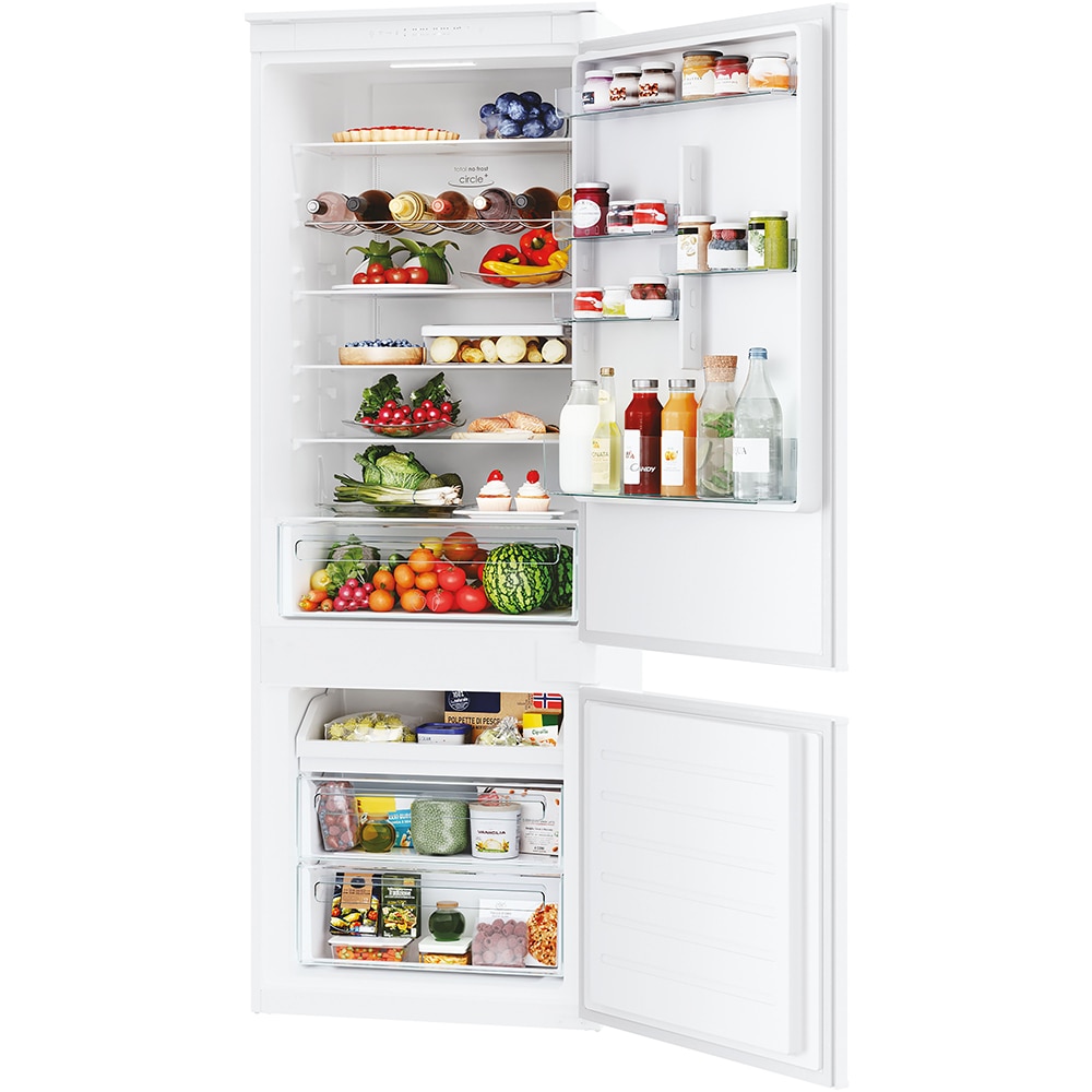 Combina frigorifica incorporabila CANDY CBT7719EW, Total No Frost, 364 l, H 193.5 cm, Clasa E, Wi-Fi