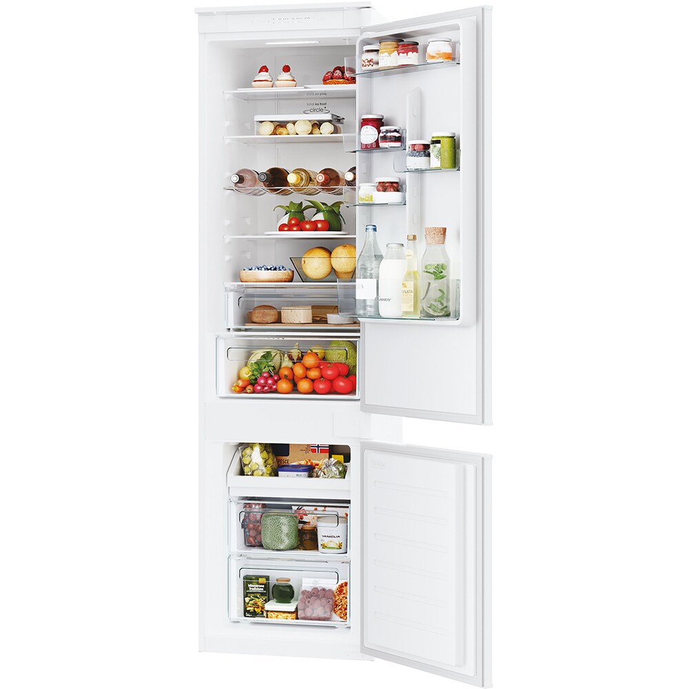 Combina frigorifica incorporabila CANDY CCUBT5519EW, Total No Frost, 281 l, H 193.5 cm, Clasa E, Wi-Fi