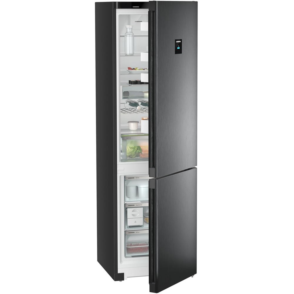 Combina frigorifica LIEBHERR CNbdb 5733, No Frost, 371 l, H 201.5 cm, Clasa B, dark inox