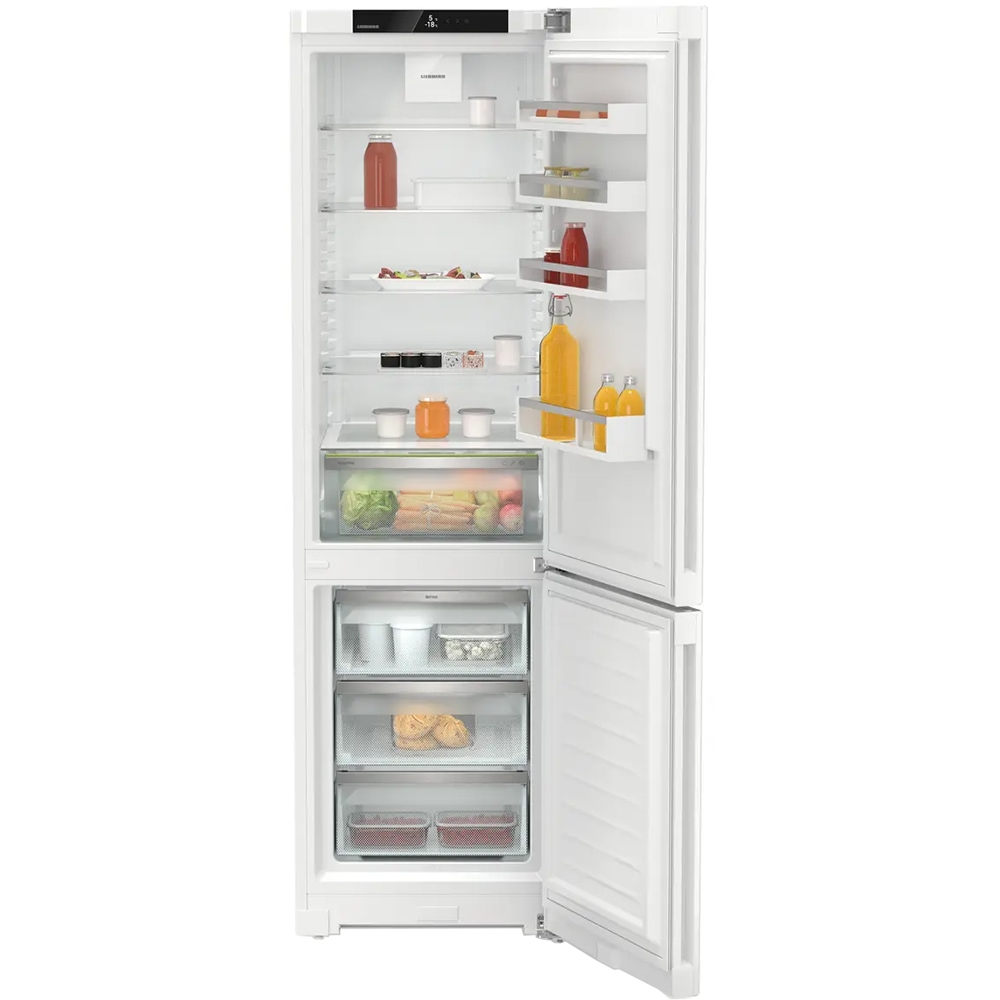Combina frigorifica LIEBHERR CNc 5703 Pure, Duo Cooling, 371 l, H 201.5 cm, Clasa C, alb