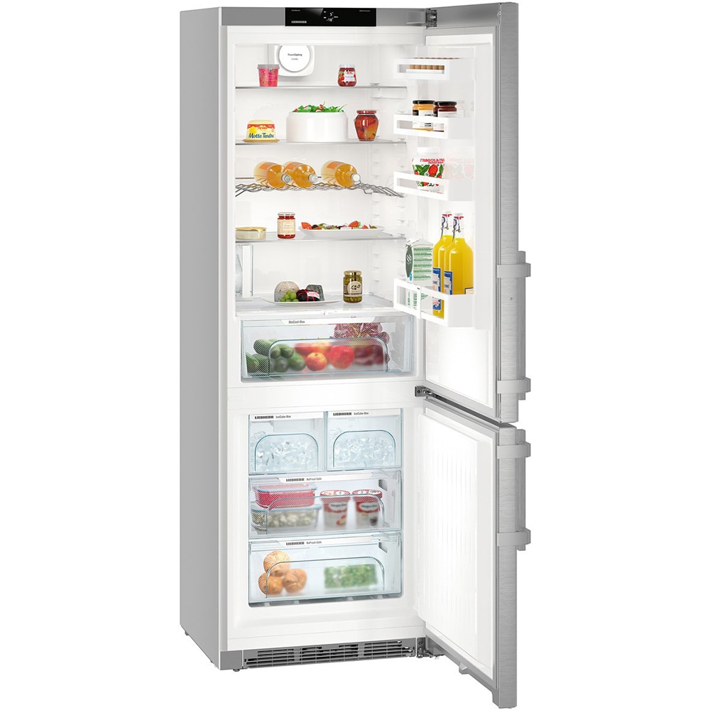 Combina frigorifica LIEBHERR CNef 5745, No Frost, 411 l, H 201 cm, Clasa D, inox