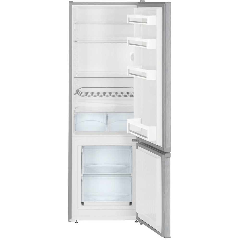 Combina frigorifica LIEBHERR CUele281-26, SmartFrost, 266 l, H 161 cm, Clasa E, argintiu