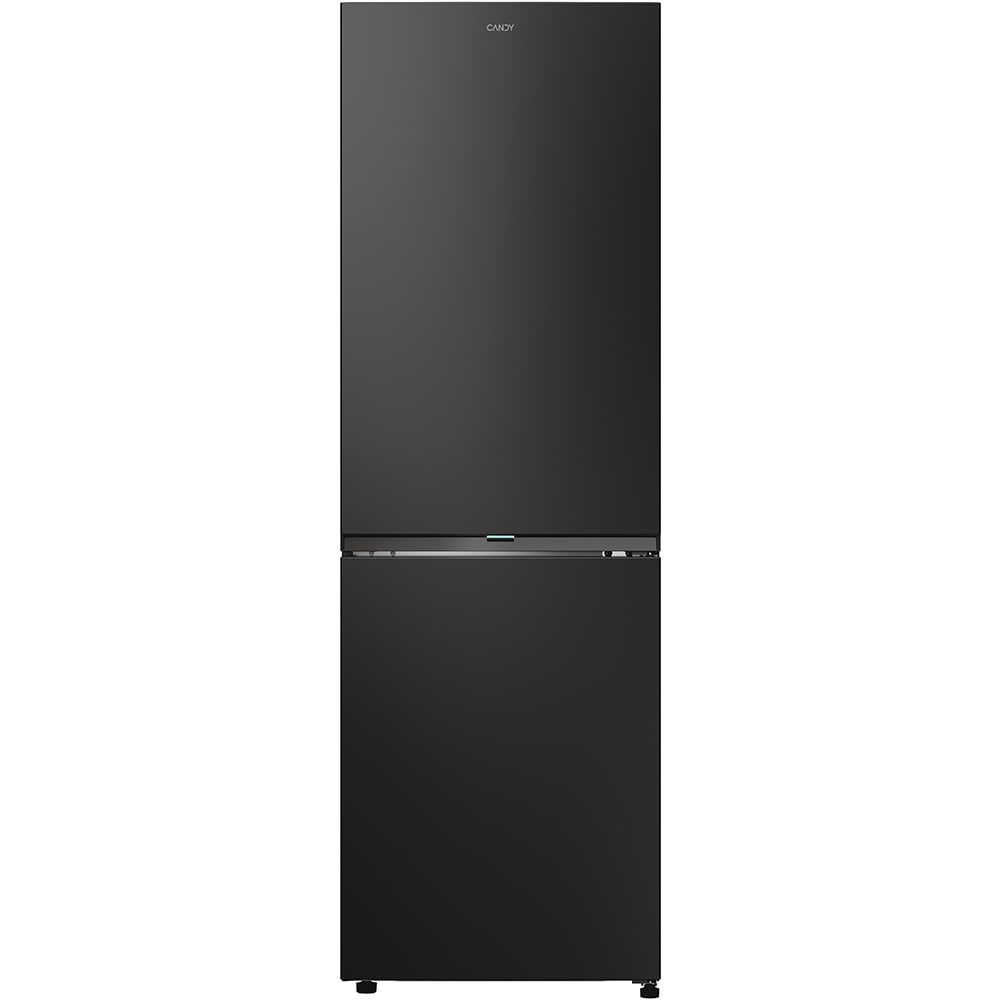 Combina frigorifica CANDY ECN4CQTEB186, Total No Frost, 355 l, H 185 cm, Clasa E, Wi-Fi, negru