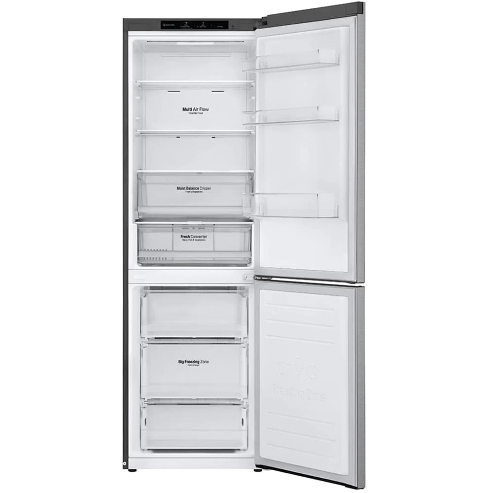 Combina frigorifica LG GBB61PZGCN1, No Frost, 341 l, H 186 cm, Clasa C, argintiu