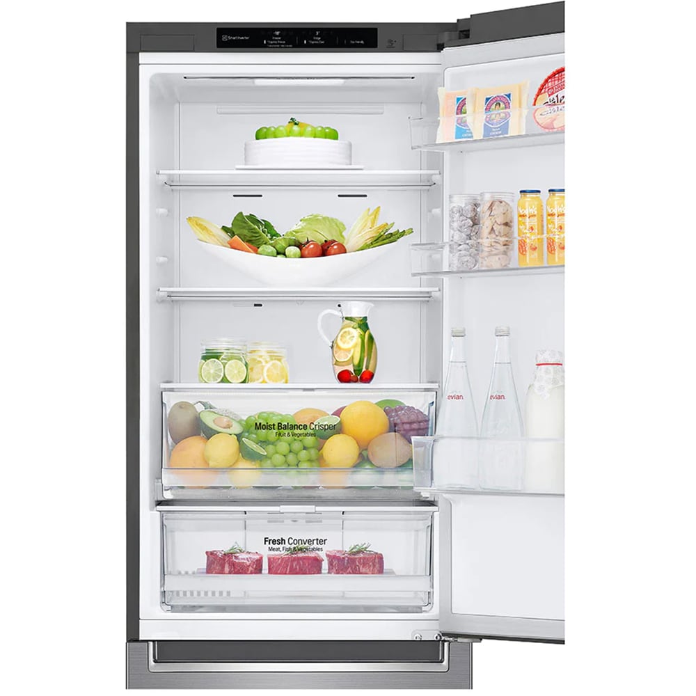 Combina frigorifica LG GBB61PZGCN1, No Frost, 341 l, H 186 cm, Clasa C, argintiu