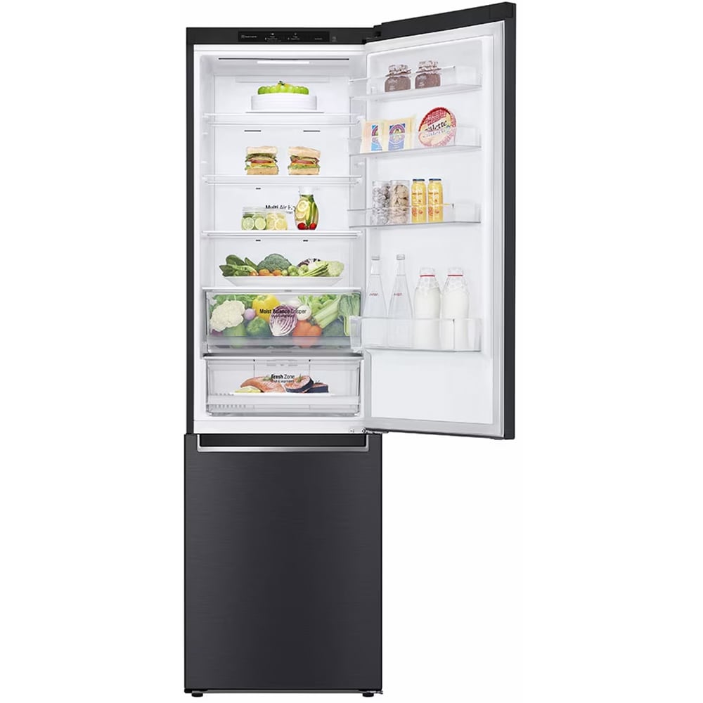 Combina frigorifica LG GBB62MCJMN, No Frost, 384 l, H 203 cm, Clasa E, negru